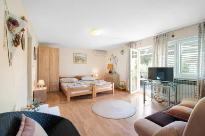 TV i/ili zabavni centar u objektu Apartments Nena