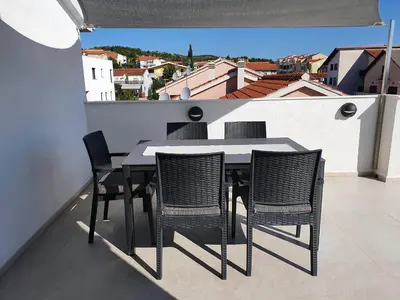 Balkon ili terasa u objektu Apartmani EMMA