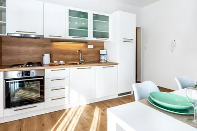 Kuhinja ili čajna kuhinja u objektu Apartments Tanya