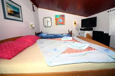 Krevet ili kreveti u jedinici u objektu House Ante