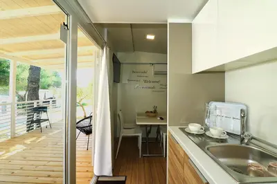 Kuhinja ili čajna kuhinja u objektu MOBIL HOMES MALUFI 266