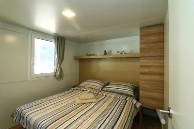 Krevet ili kreveti u jedinici u objektu MOBIL HOMES MALUFI 266
