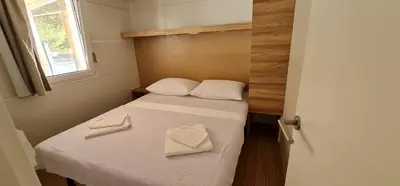 Krevet ili kreveti u jedinici u objektu Mobile home Andreana