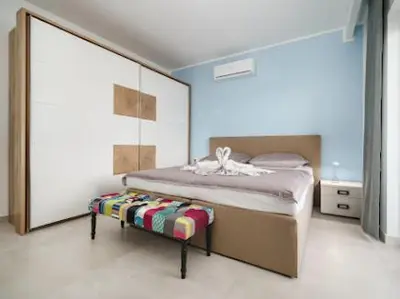 Krevet ili kreveti u jedinici u objektu Luxury Apartments-LA Dino Maky