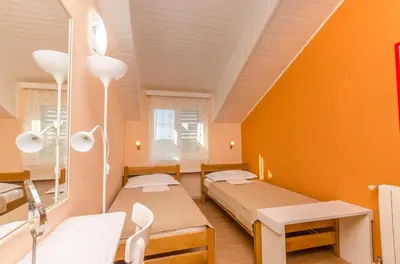Krevet ili kreveti u jedinici u objektu Apartments Sunset beach