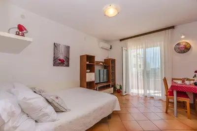 Krevet ili kreveti u jedinici u objektu Apartments Bella Vista