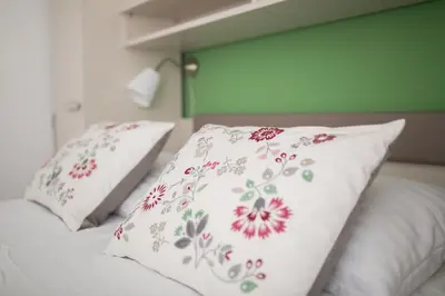 Krevet ili kreveti u jedinici u objektu green pine