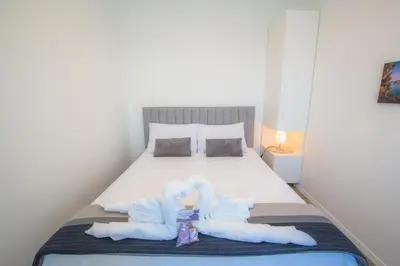 Krevet ili kreveti u jedinici u objektu Apartments Capocesto