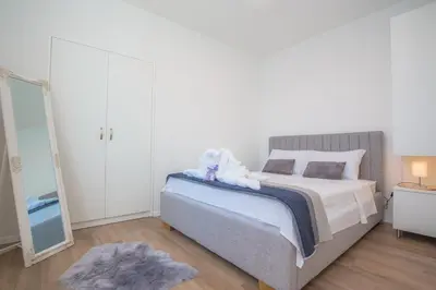 Krevet ili kreveti u jedinici u objektu Apartments Capocesto