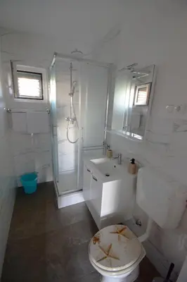 Kupaonica u objektu Apartmani Barba