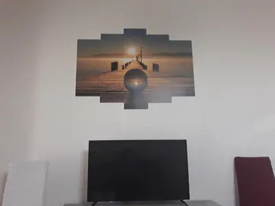 TV i/ili zabavni centar u objektu Apartment Fran