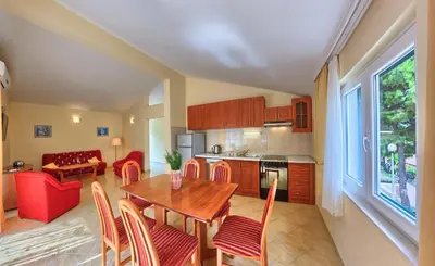 Kuhinja ili čajna kuhinja u objektu Apartments by the sea Rogoznica - 17458