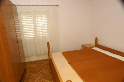 Krevet ili kreveti u jedinici u objektu Apartments by the sea Grebastica, Sibenik - 4207