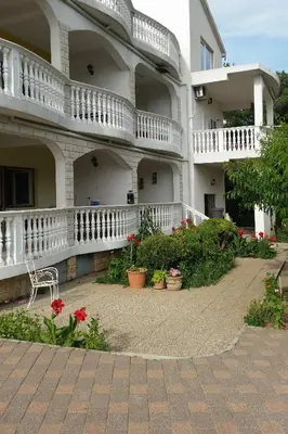 Balkon ili terasa u objektu Apartments by the sea Grebastica, Sibenik - 4254