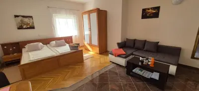 Krevet ili kreveti u jedinici u objektu Apartments Home & Garden Lavanda