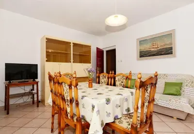 TV i/ili zabavni centar u objektu Apartments Snjeza