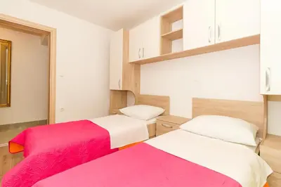 Krevet ili kreveti u jedinici u objektu Apartment Vodice 16249b