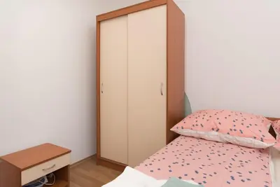 Krevet ili kreveti u jedinici u objektu VODICE-SRIMA