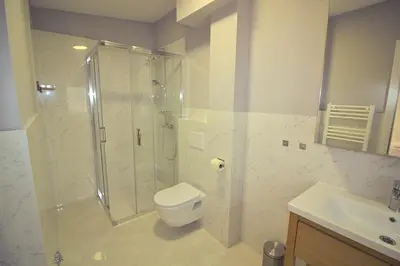 Kupaonica u objektu Sun Apartments
