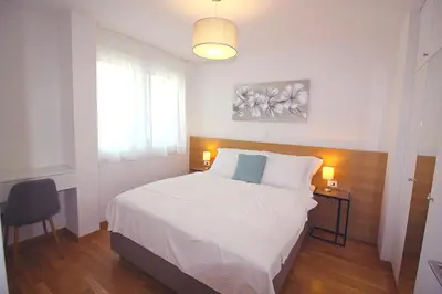 Krevet ili kreveti u jedinici u objektu Sun Apartments