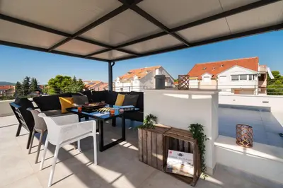 Balkon ili terasa u objektu Apartments Villa Adriana I