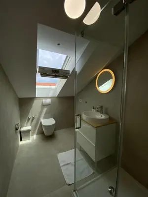 Kupaonica u objektu Assato Apartments