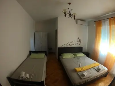 Krevet ili kreveti u jedinici u objektu Apartments with parking space Vodice - 17058