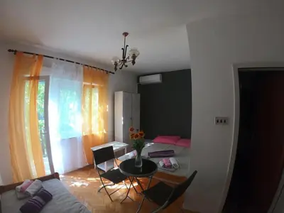 Krevet ili kreveti u jedinici u objektu Apartments with parking space Vodice - 17058