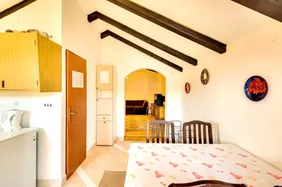 Kuhinja ili čajna kuhinja u objektu Cosy Apartment with Sea View in Zlarin - 50 sqm + Terrace