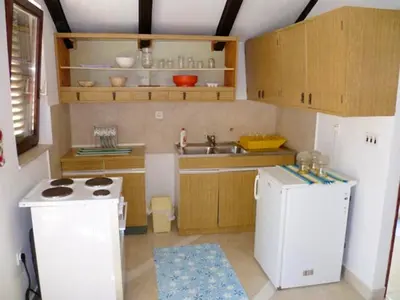 Kuhinja ili čajna kuhinja u objektu Cosy Apartment with Sea View in Zlarin - 50 sqm + Terrace