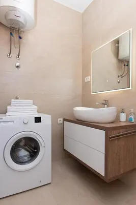 Kupaonica u objektu Luxury Apartment Lukas Pool & Parking Vodice