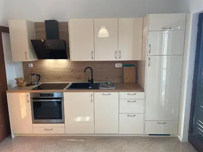 Kuhinja ili čajna kuhinja u objektu Apartmani Soldic-Ražanj