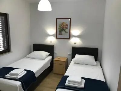 Krevet ili kreveti u jedinici u objektu Apartmani Soldic-Ražanj
