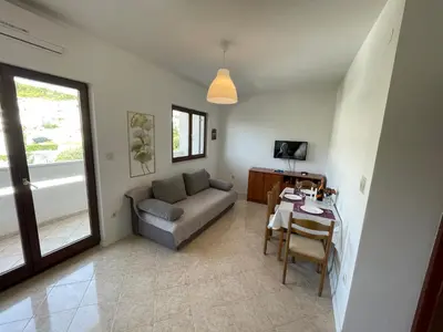 TV i/ili zabavni centar u objektu Apartmani Soldic-Ražanj