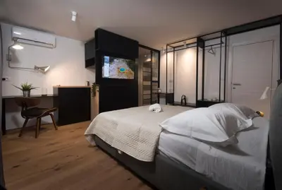 Krevet ili kreveti u jedinici u objektu Sibinicum luxury rooms