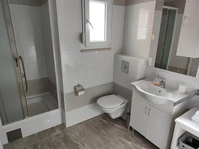 Kupaonica u objektu Apartmani Seka