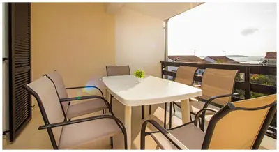 Balkon ili terasa u objektu Apartmani Bruno