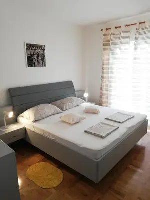 Krevet ili kreveti u jedinici u objektu Apartmani Slavka