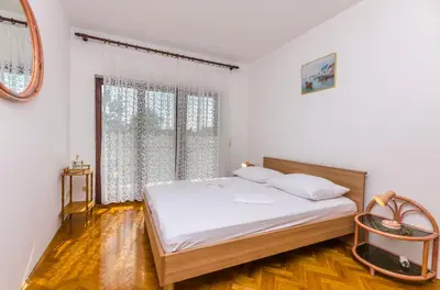 Krevet ili kreveti u jedinici u objektu Apartment Jasna summer barbeque