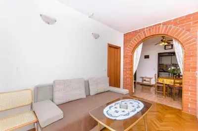 Kuhinja ili čajna kuhinja u objektu Apartment Jasna summer barbeque