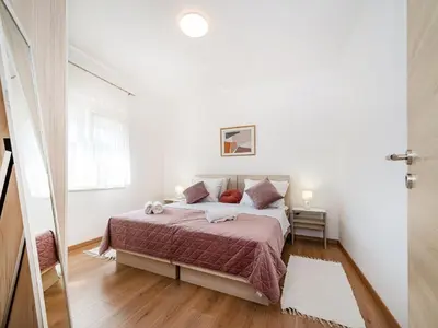 Krevet ili kreveti u jedinici u objektu Dalmatia Pool Villa Retreat