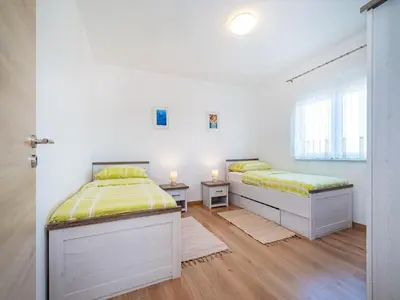 Krevet ili kreveti u jedinici u objektu Dalmatia Pool Villa Retreat