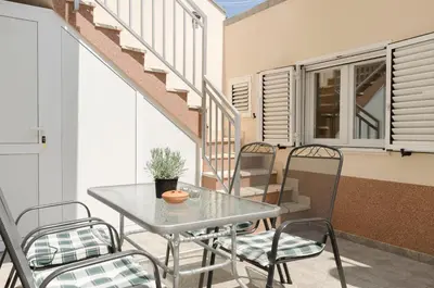 Balkon ili terasa u objektu Apartments Holiday near beach