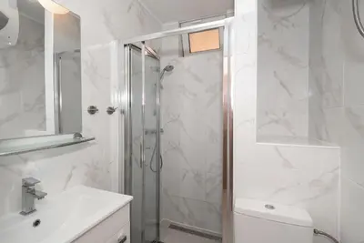 Kupaonica u objektu Apartments Jak