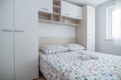 Krevet ili kreveti u jedinici u objektu Riva House