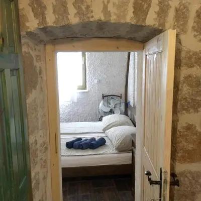 Krevet ili kreveti u jedinici u objektu Comfortable apartment in Betina, 52 m², air-conditioned