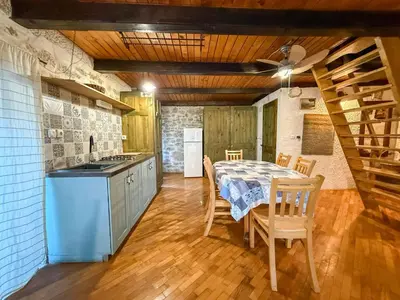 Kuhinja ili čajna kuhinja u objektu Seaside Apartment in Betina