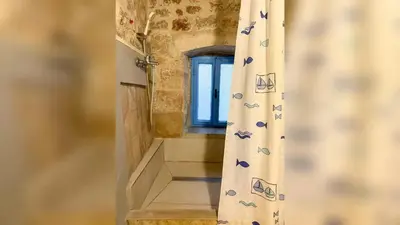 Kupaonica u objektu Seaside Apartment in Betina