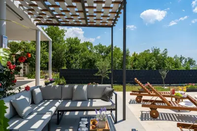 Balkon ili terasa u objektu Villa Terra with heated pool