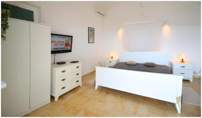 Krevet ili kreveti u jedinici u objektu SeaView Apartment - Rogoznica